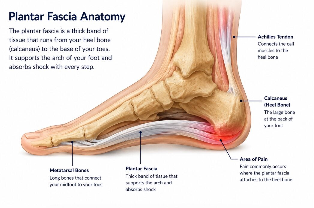 Anatomy of the Foot and Plantar Fascia