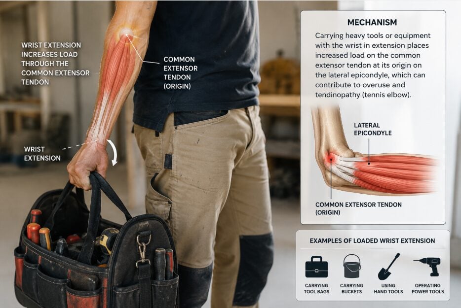 Tennis Elbow Tradie